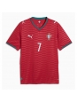 Moške Nogometnih dresov Portugalska Cristiano Ronaldo #7 Domači SP 2026 Kratki rokavi Moške Nogometnih dresov Portugalska Cristiano Ronaldo #7 Domači SP 2026 Kratki rokavi